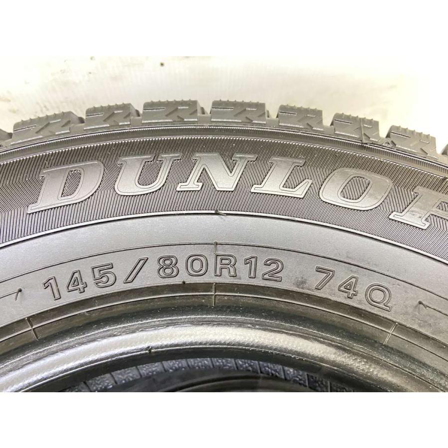 中古 | DUNLOP ダンロップ WM02 145/80R12 2019年製 冬タイヤ スタッドレスタイヤ 4本セット DUNLOP（ダンロップ） 中古タイヤ スタッドレスタイヤ 4本セット 145