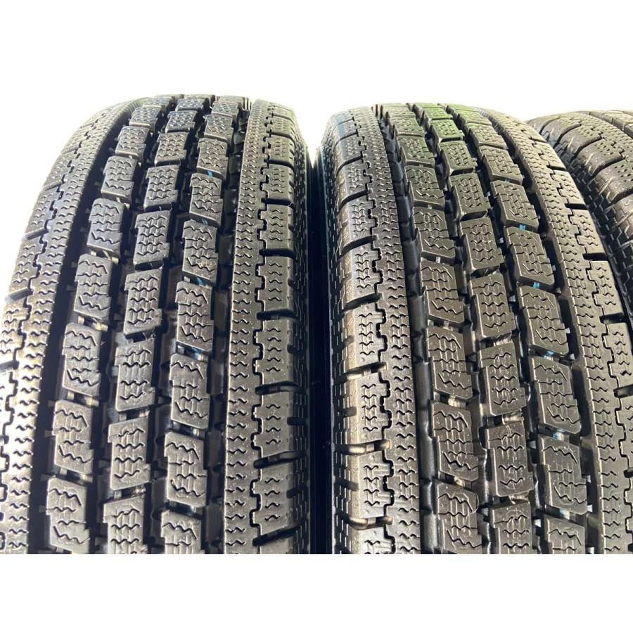 ③145/80R12 80/78N LT 中古スタッドレスタイヤ4本セット BRIDGESTONE W300 145/80R12 80/78N スタッドレスタイヤ アルミ