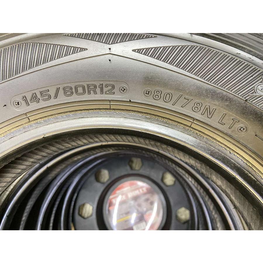 DUNLOP（ダンロップ） 中古タイヤ スタッドレスタイヤ 4本セット 145