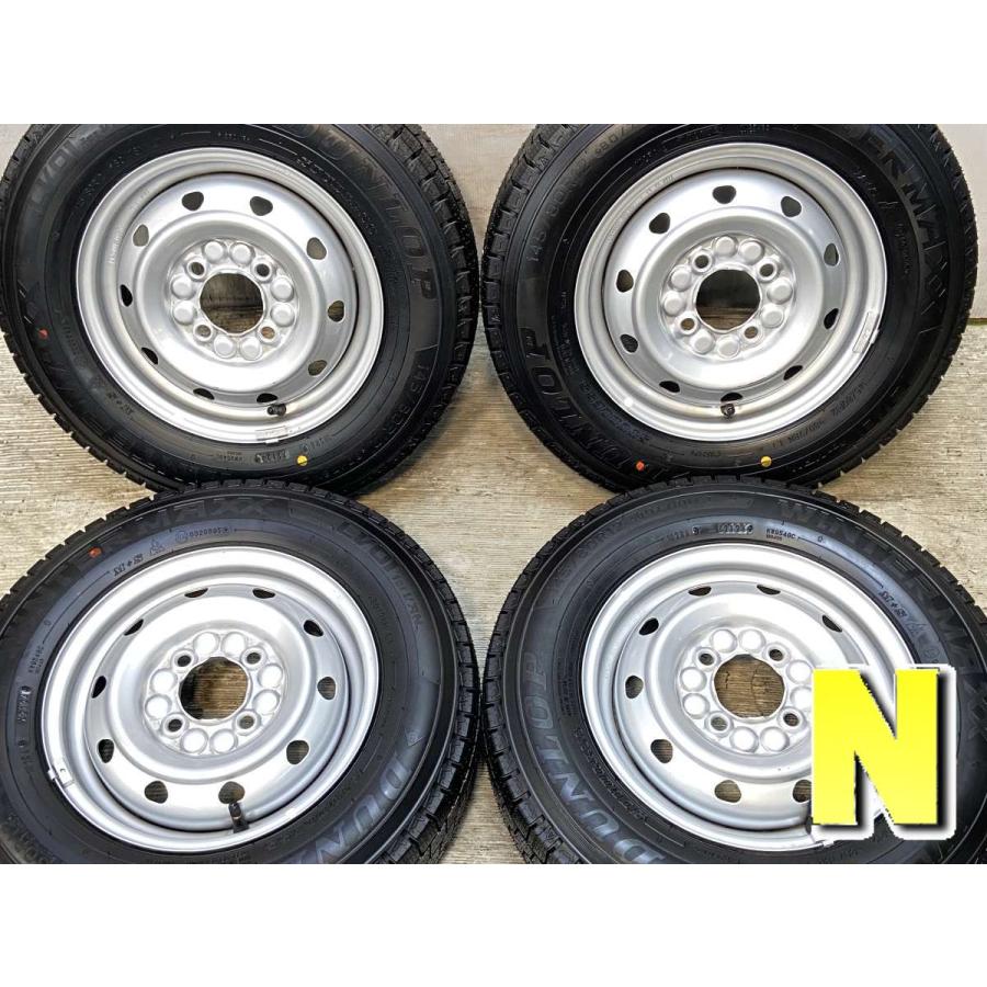 DUNLOP 中古タイヤ スタッドレスタイヤ ホイールセット 4本