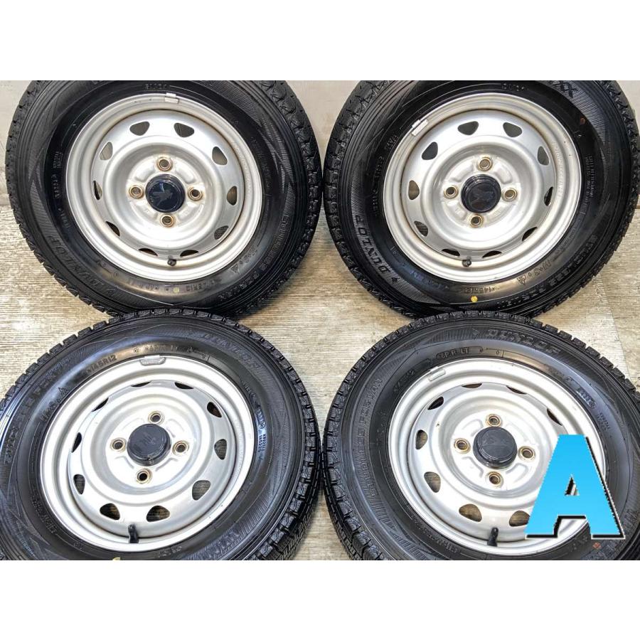 DUNLOP スタッドレスタイヤ、ホイール4本セット DUNLOP 中古タイヤ スタッドレスタイヤ ホイールセット 4本