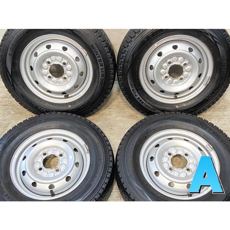 DUNLOP 145/80R12 スタッドレスタイヤ、鉄ホイール付き4本！！ Amazon | 12インチ 4本セット スタッドレスタイヤ＆スズキ純正