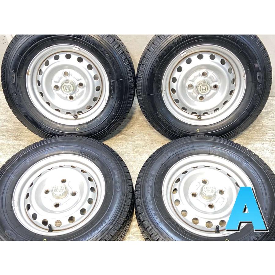 ホンダ純正スタッドレス 4本セット145R12 TOYO TIRES（トーヨータイヤ） 中古タイヤ スタッドレスタイヤ