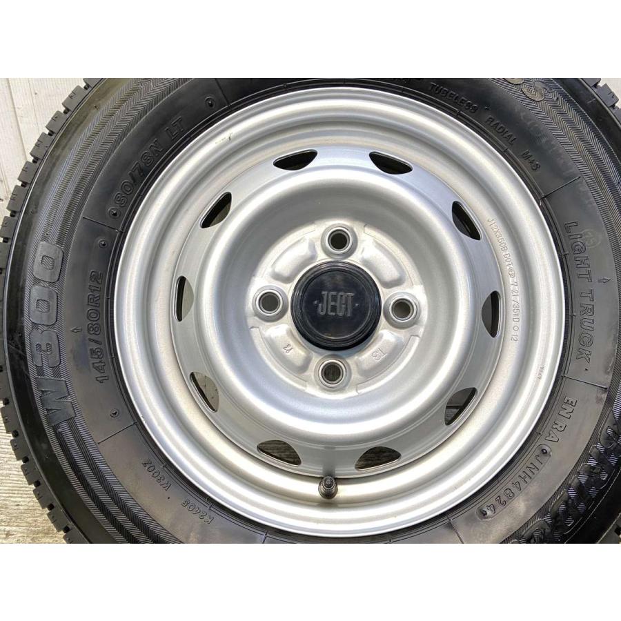 ①145/80R12 80/78N LTバリ山！中古スタッドレス4本セット ①145/80R12 80/78N LTバリ山！中古スタッドレス4本セット 145/80R12