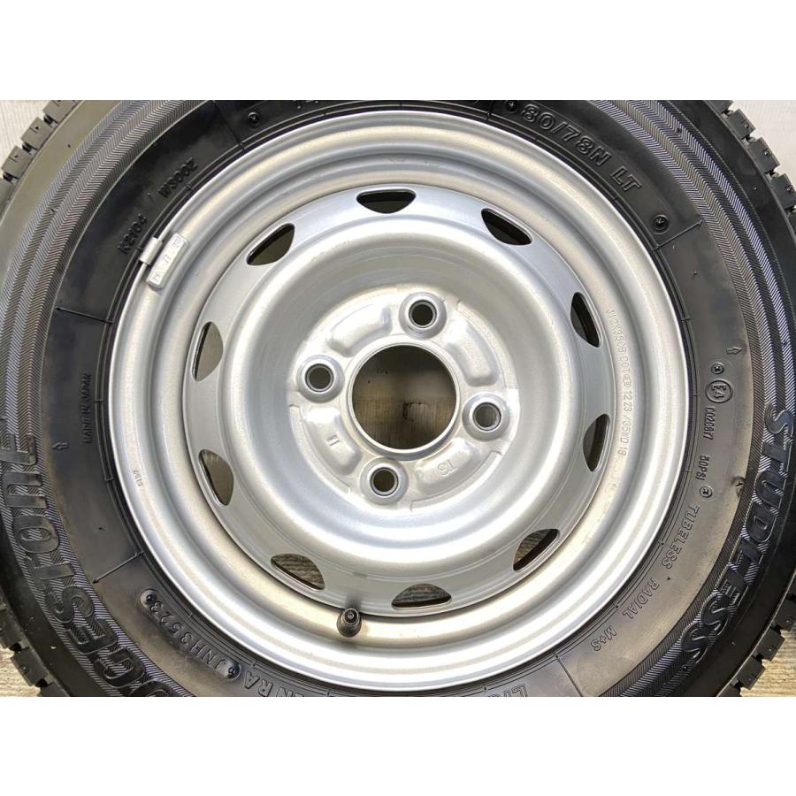 145/80R12 80/78N LT W300 中古スタッドレス ホイール付 BRIDGESTONE（ブリヂストン） 中古タイヤ スタッドレスタイヤ ホイール