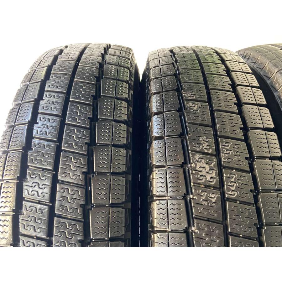 145/80R12 スタッドレスタイヤセット4本 ダンロップ23年製 DUNLOP（ダンロップ） 中古タイヤ スタッドレスタイヤ ホイールセット