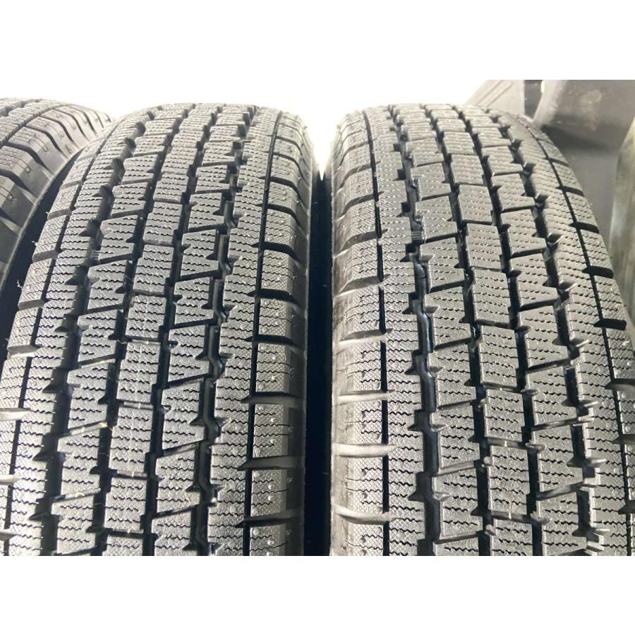 新品ブリジストンスタッドレス145/80R12 とダイハツスチール中古4本セット BRIDGESTONE（ブリヂストン） 新品 スタッドレスタイヤ 145/80R12 中古
