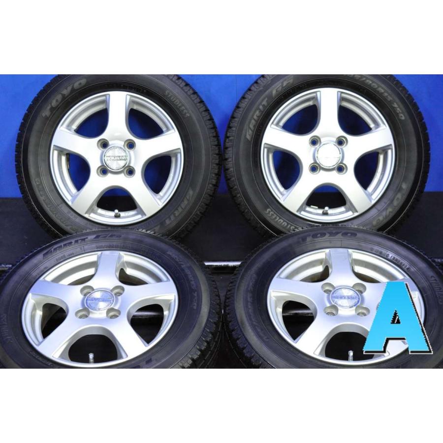 中古タイヤ スタッドレスホイールセット 145 80r13 Violento 13x4 0 42 100 4穴 トーヨータイヤ ガリットg5 4本セット W タイヤ ホイール カンパニー 通販 Yahoo ショッピング