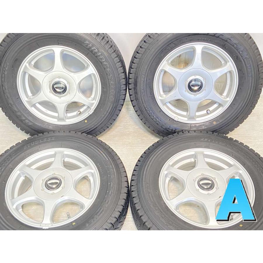 BRIDGESTONE 中古タイヤ スタッドレスタイヤ ホイールセット 4本セット 
