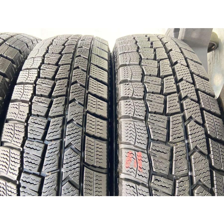 DUNLOP 中古タイヤ スタッドレスタイヤ 4本セット 155/80R13 