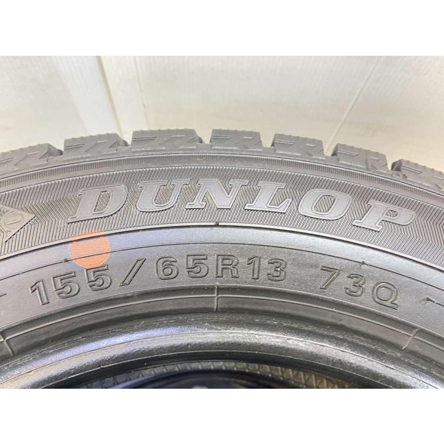 DUNLOP（ダンロップ） 中古タイヤ スタッドレスタイヤ 4本セット 155
