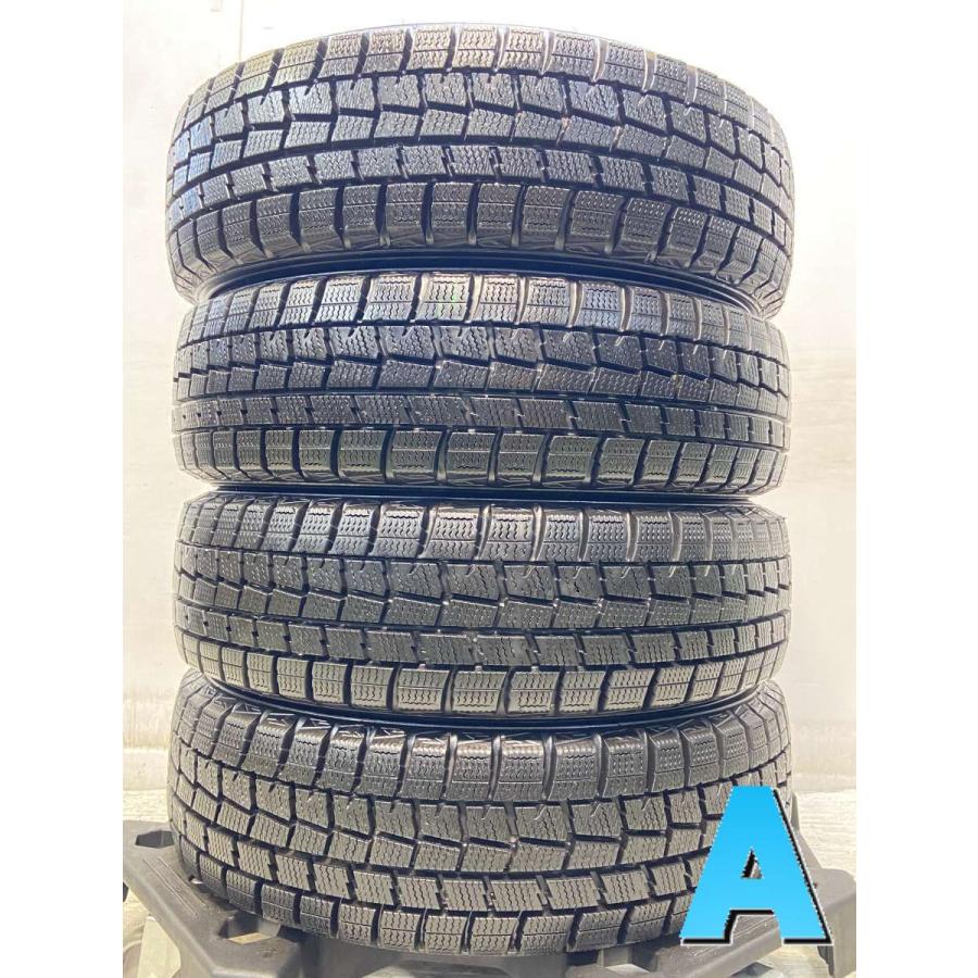 924-4)工賃込！155/65R13 ダンロップスタッドレス中古4本セット！17年製WM01 DUNLOP（ダンロップ） 中古タイヤ スタッドレスタイヤ 4本セット 155