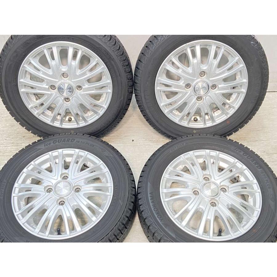☆155/65R13 4穴 中古スタッドレスセット 4本 iG50☆バリ溝！