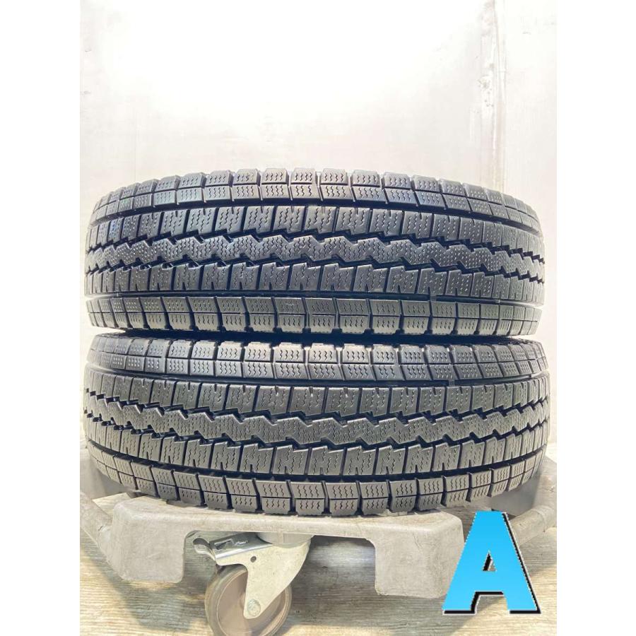 DUNLOP 中古タイヤ スタッドレスタイヤ 2本セット 165R13 8PR
