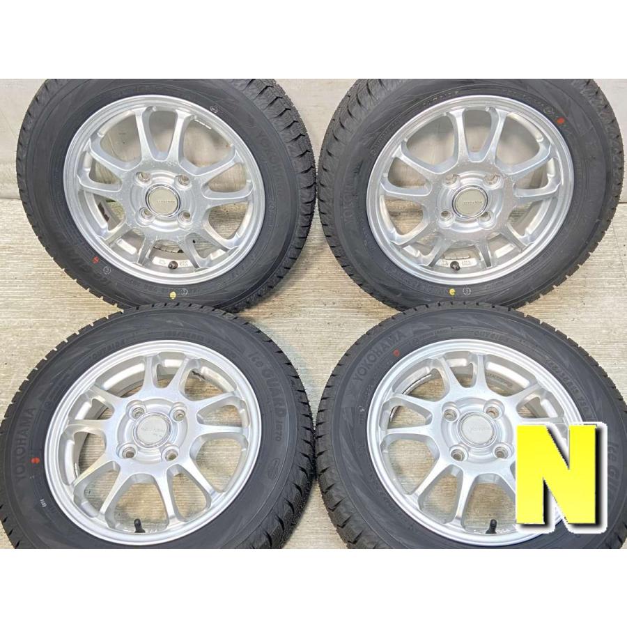 YOKOHAMA スタッドレスタイヤ 13インチ 4本セット 中古