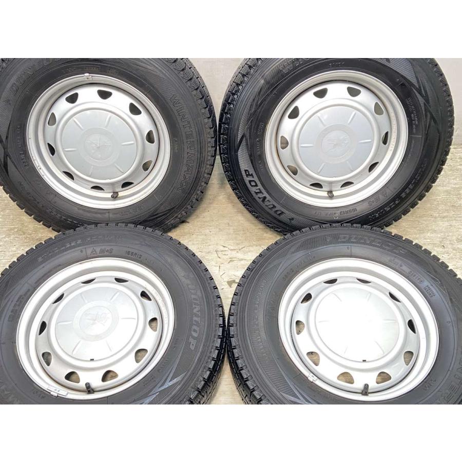 DUNLOP 中古タイヤ スタッドレスタイヤ ホイールセット 4本セット 