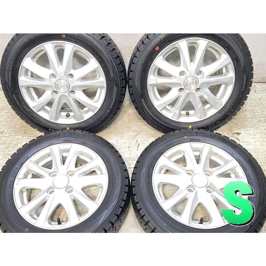 中古スタッドレスタイヤ アルミセット 155/65R13