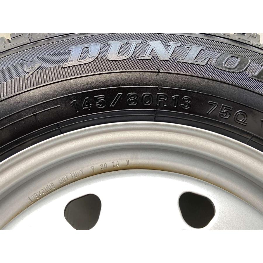 ★★145/80-13 スタッドレス中古4本セット　鉄ホイール付き★★松本市より BRIDGESTONE（ブリヂストン） 中古タイヤ スタッドレスタイヤ ホイール