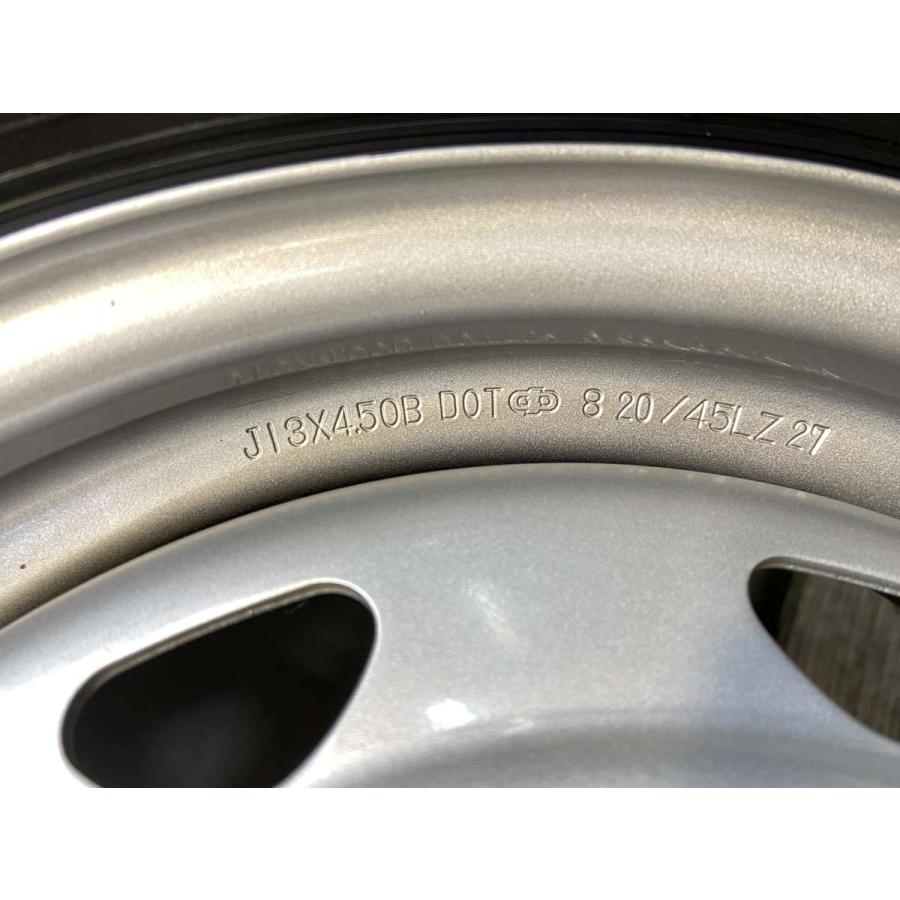中古タイヤ スタッドレスタイヤ ホイールセット 4本セット 165/80R13 90/88LT 　 JECT E4 13x4.5  100-4穴 ブリヂストン ブリザック VL10A | BRIDGESTONE | 10