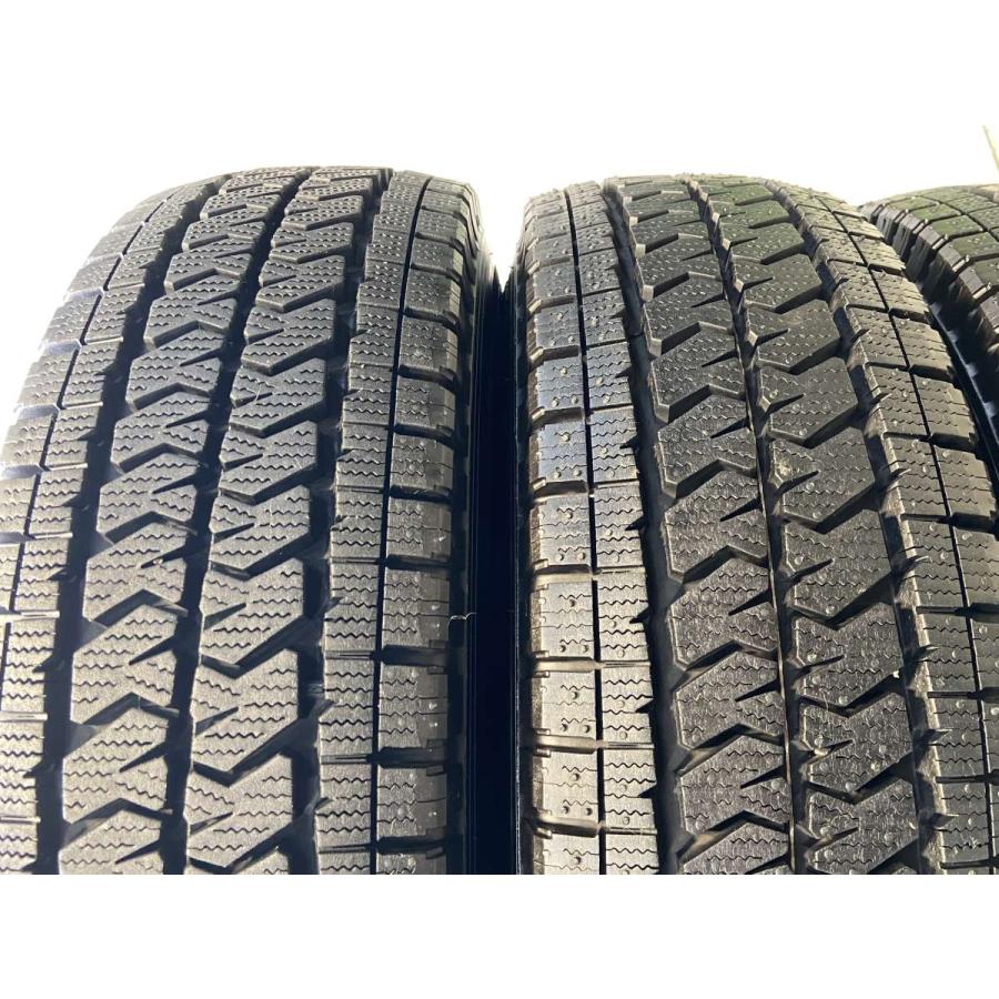 中古タイヤ スタッドレスタイヤ ホイールセット 4本セット 165/80R13 90/88LT 　 JECT E4 13x4.5  100-4穴 ブリヂストン ブリザック VL10A | BRIDGESTONE | 08