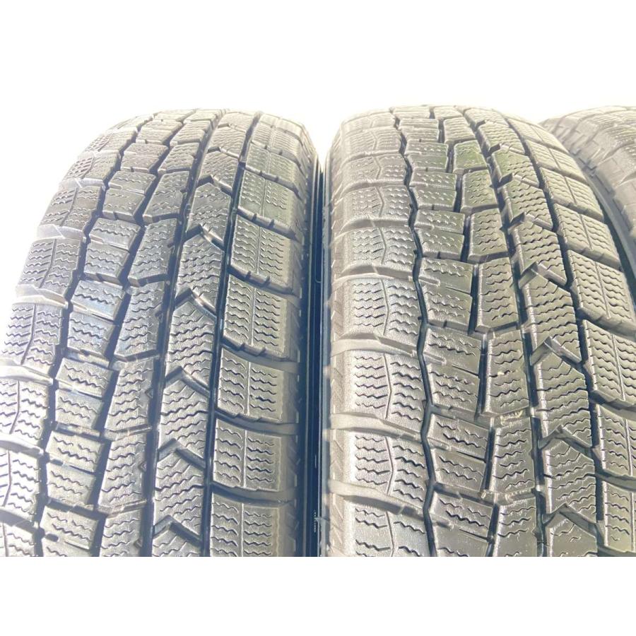 中古バリ溝ダンロップスタッドレスセット155/65R13軽自動車各種 DUNLOP（ダンロップ） 中古タイヤ スタッドレスタイヤ ホイールセット