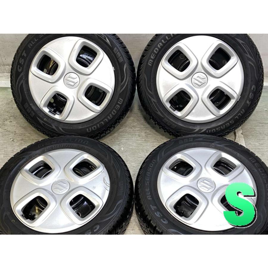 中古タイヤ スタッドレスタイヤ ホイールセット 4本セット 155/65R13 