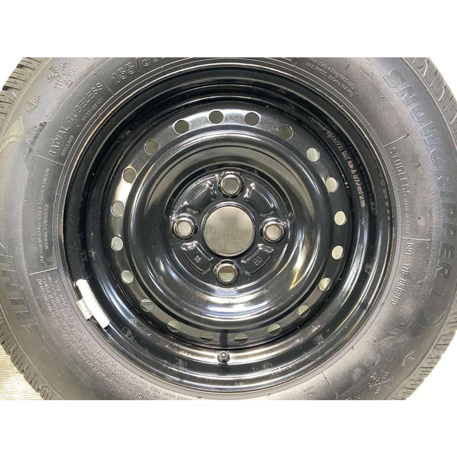 中古タイヤ スタッドレスタイヤ ホイールセット 4本セット 155/80R13 