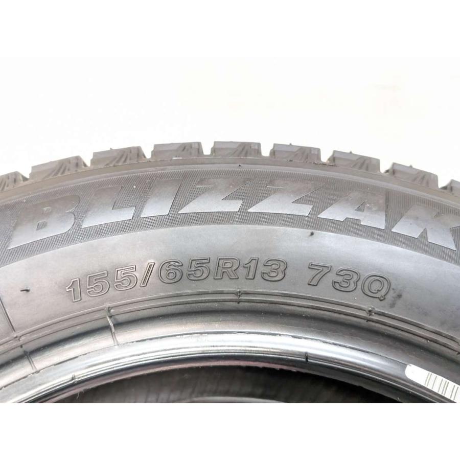 チビ助 155/65R13 VRX3ホイール付き中古2本① BRIDGESTONE（ブリヂストン） 中古タイヤ スタッドレスタイヤ 2本