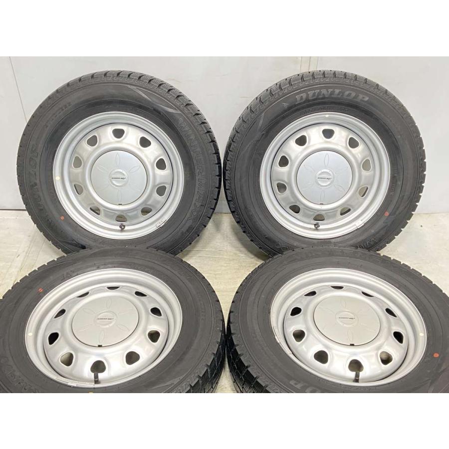 DUNLOP 中古タイヤ スタッドレスタイヤ ホイールセット 4本