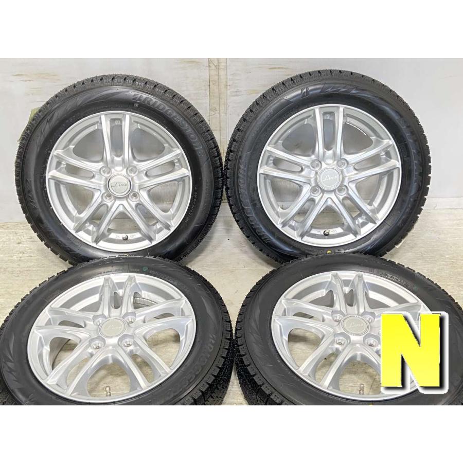 BRIDGESTONE 中古タイヤ スタッドレスタイヤ ホイールセット 4本セット 