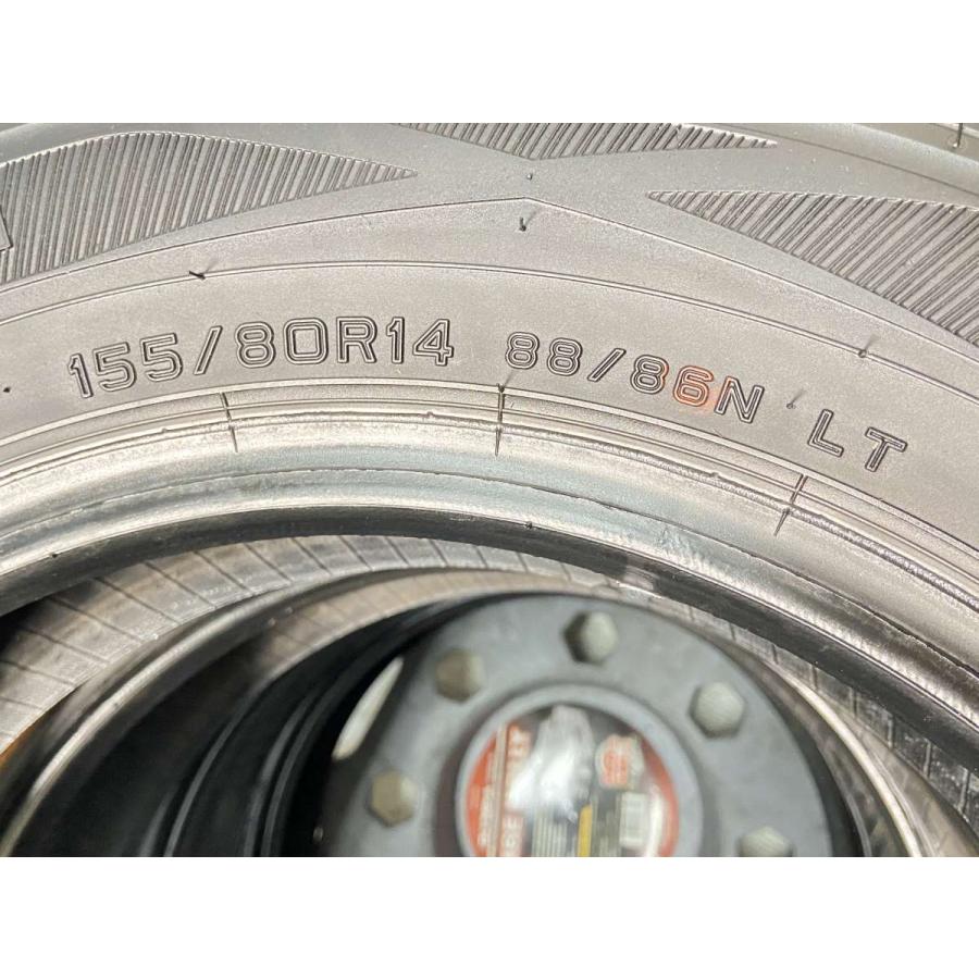 DUNLOP（ダンロップ） 中古タイヤ スタッドレスタイヤ 4本セット 155