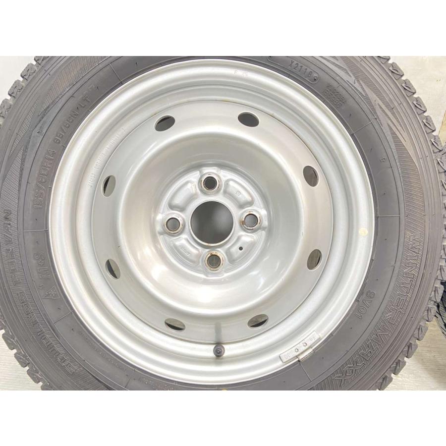 中古タイヤ スタッドレスタイヤ ホイールセット 4本セット 155/80R14 