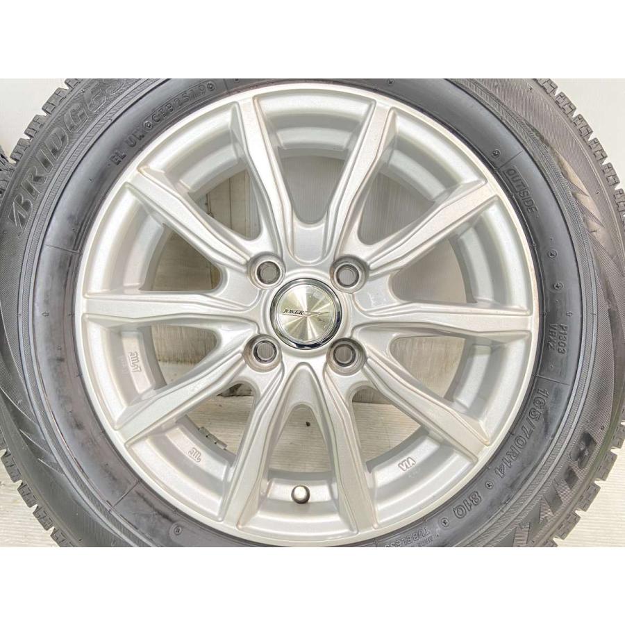 アルミホイールつき　スタッドレスタイヤ　165/70R14 81Q 4本セットトヨタパッソで使用　写真続き アルミホイールつき スタッドレスタイヤ 165/70R14 81Q 4本セット