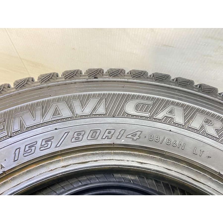 中古タイヤ スタッドレスタイヤ 4本セット 155/80R14 88/86LT  