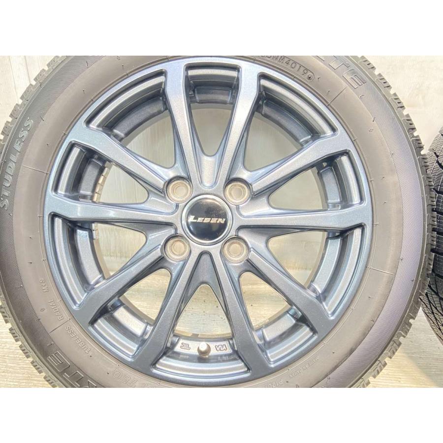 中古タイヤ スタッドレスタイヤ ホイールセット 4本セット 155/65R14