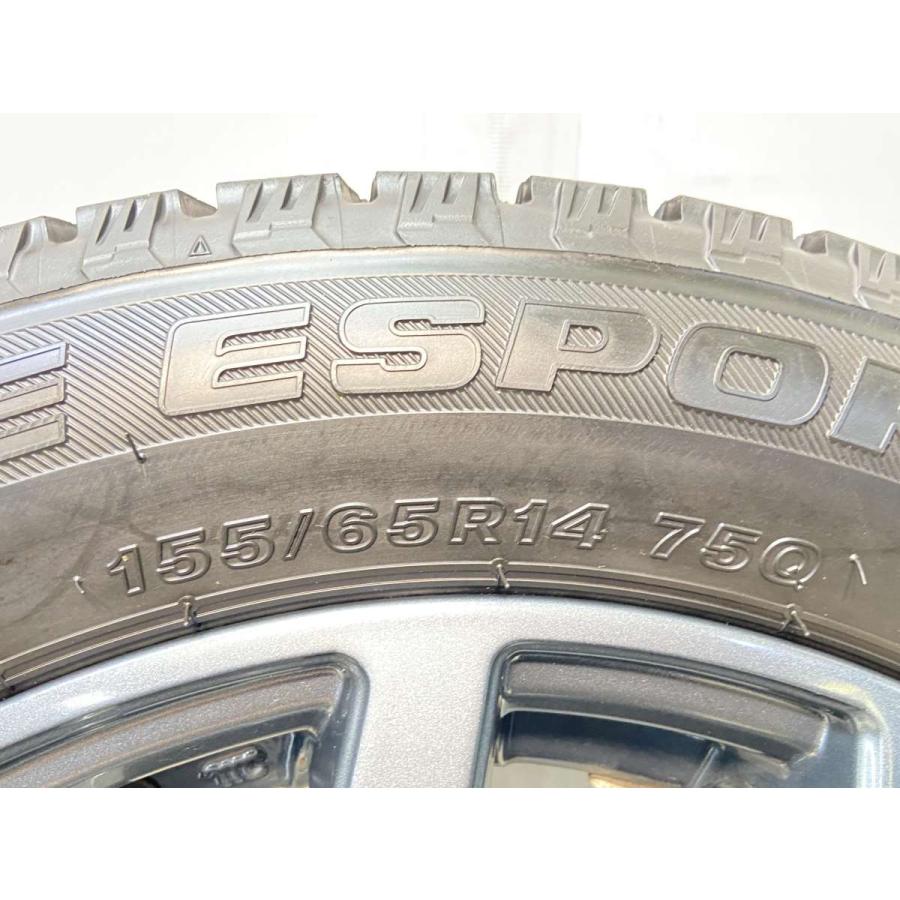 中古タイヤ スタッドレスタイヤ ホイールセット 4本セット 155/65R14