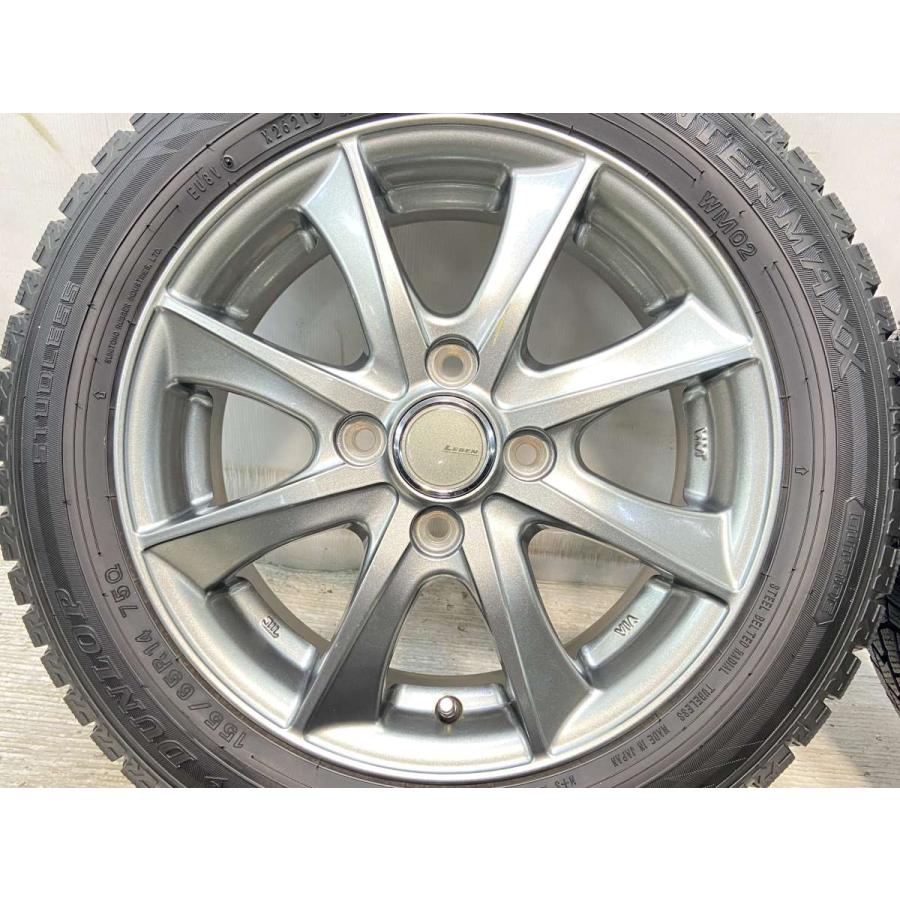 スタッドレスタイヤ ダンロップ　12インチ 4本セット　中古 即決なら23000円❢中古ダンロップスタッドレスタイヤホイール4本セット