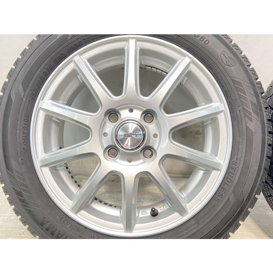 中古タイヤ スタッドレスタイヤ ホイールセット 4本セット 155/65R14 