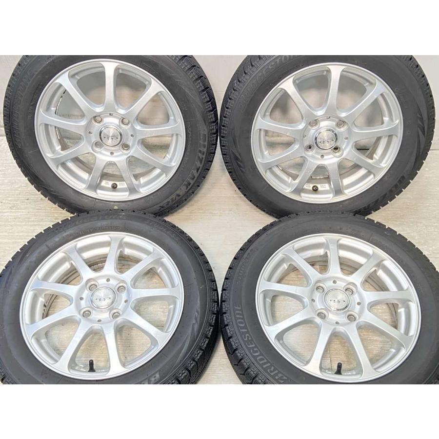 中古スタッドレスアルミ付き155/65R14ブリザック軽自動車用4本セット