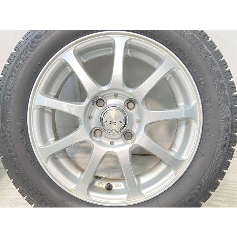 中古タイヤ スタッドレスタイヤ ホイールセット 4本セット 155/65R14 
