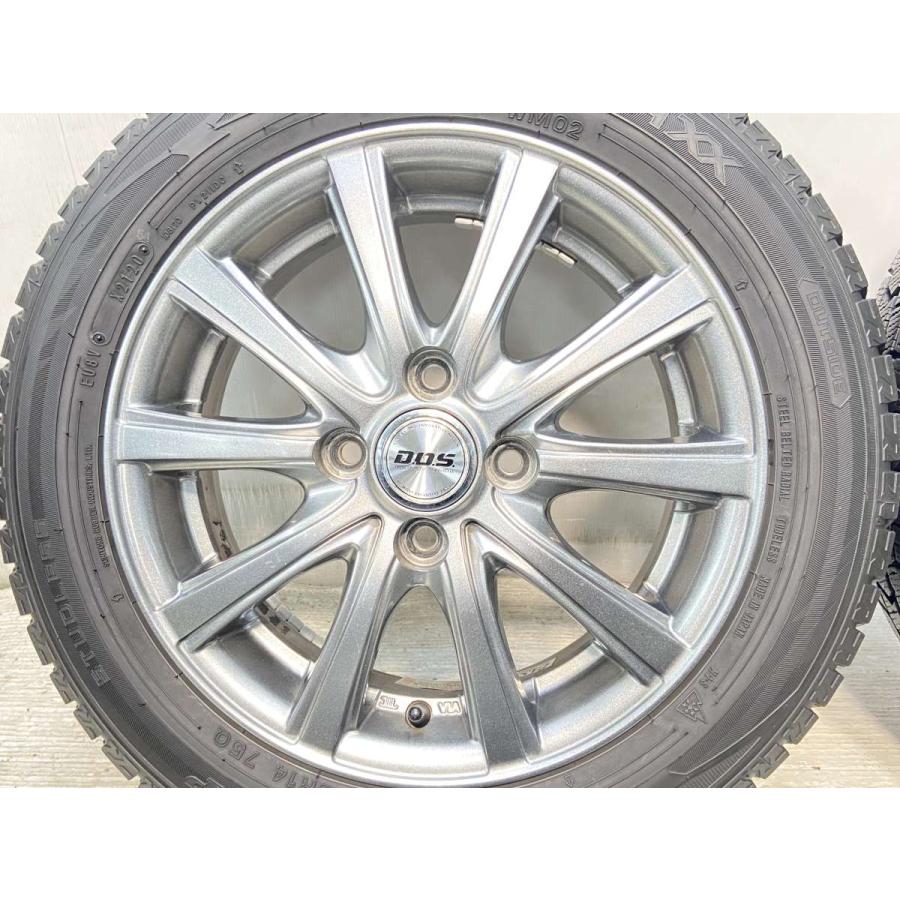 中古タイヤ スタッドレスタイヤ ホイールセット 4本セット 155/65R14  