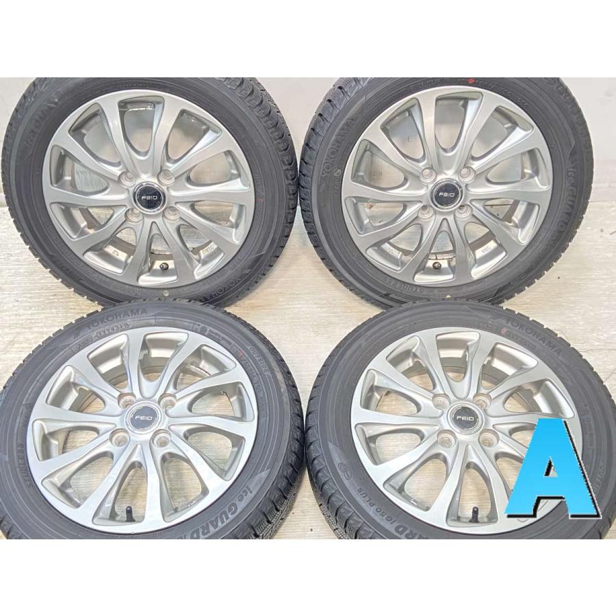 ヨコハマ スタッドレス 155/65R14 アルミセット 中古