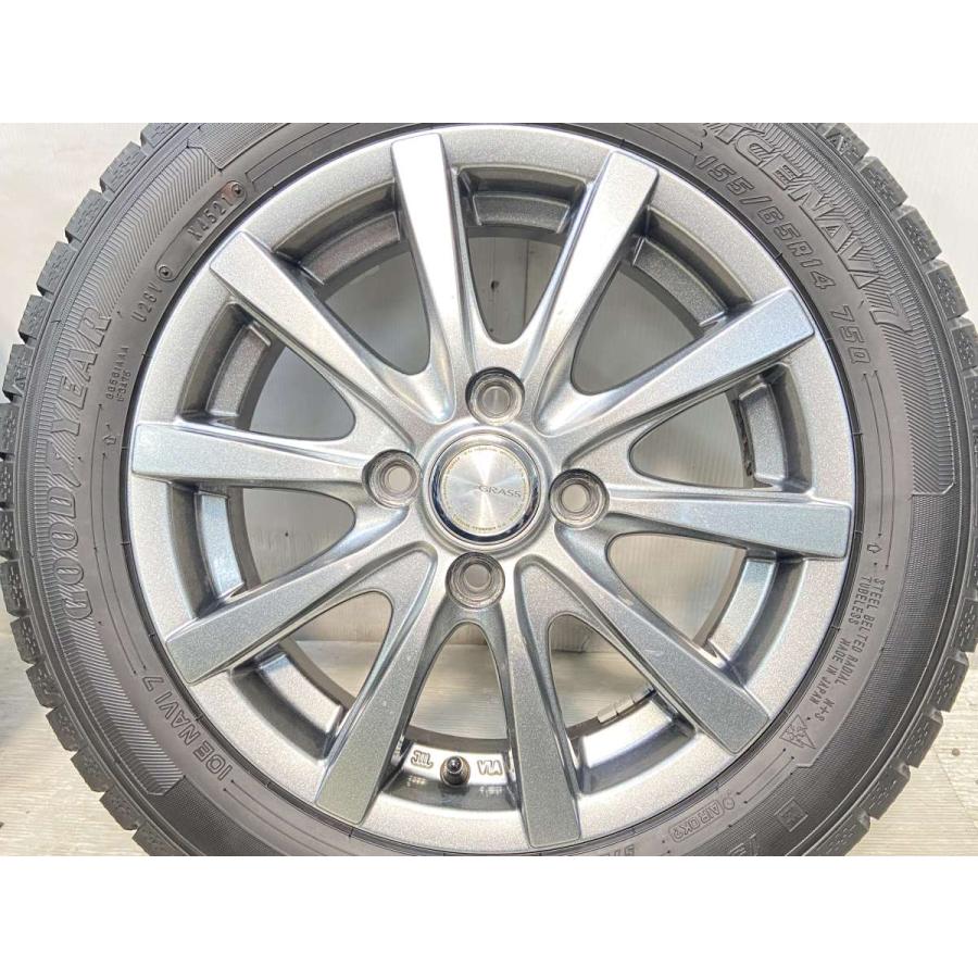 軽自動車 中古タイヤ、ホイールセット 155/65R14 グッドイヤー GOOD YEAR
