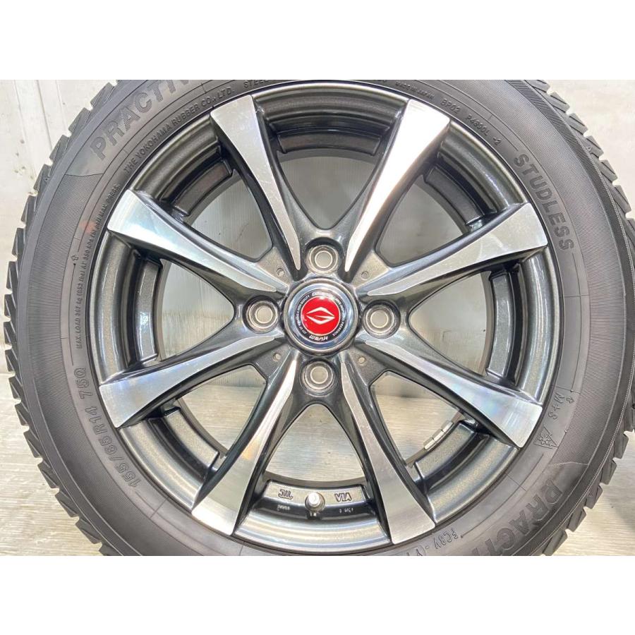中古タイヤ スタッドレスタイヤ ホイールセット 4本セット 155/65R14 