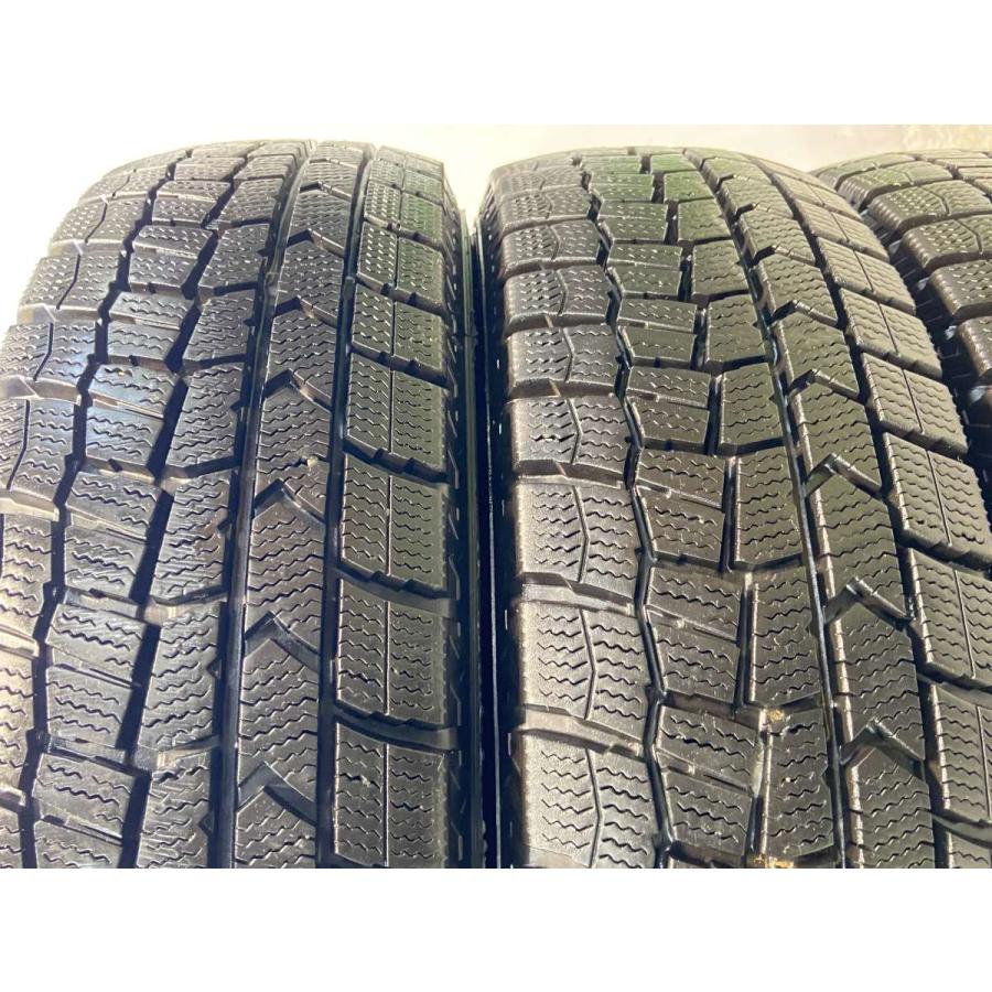 【最終値下】)165/70R14 ダンロップ　ウィンターマックス　100-4穴　中古タイヤ　スタッドレスタイヤ　ホイールセット4本　 DUNLOP（ダンロップ） 中古タイヤ スタッドレスタイヤ 4本セット 165