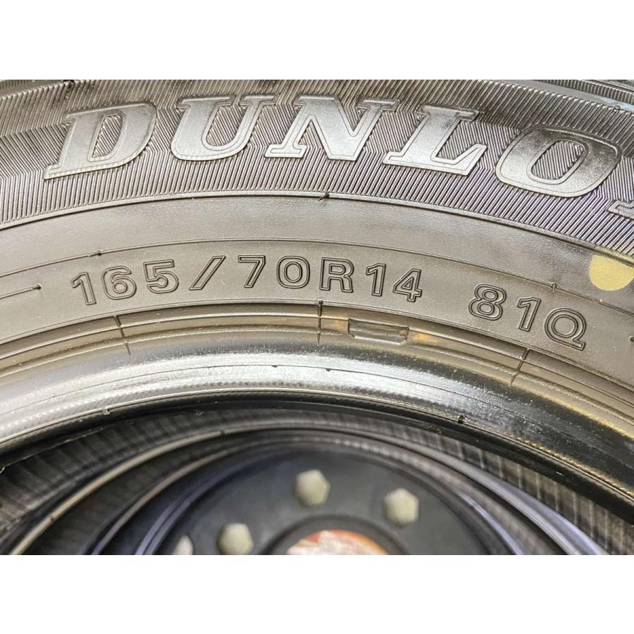 DUNLOP（ダンロップ） 中古タイヤ スタッドレスタイヤ 4本セット 165