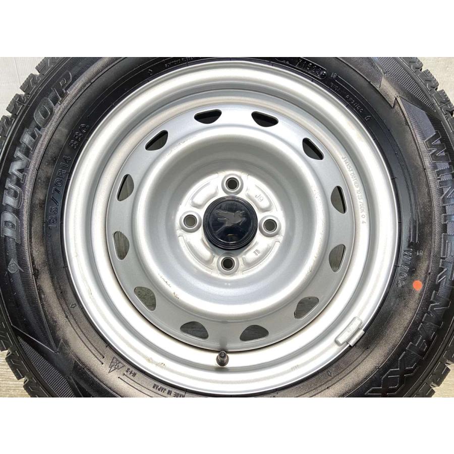 ありがとうございました】BS、185/70/14：アルミ100と114.3、どちらも
