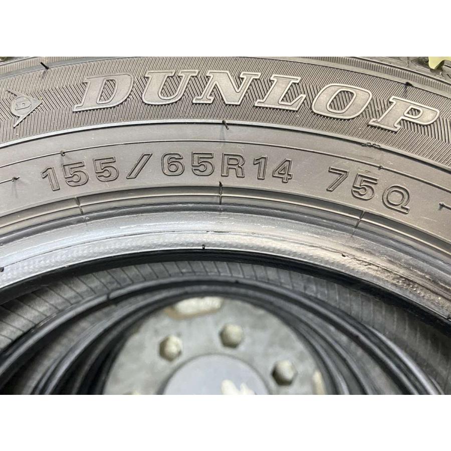 DUNLOP（ダンロップ） 中古タイヤ スタッドレスタイヤ 4本セット 155
