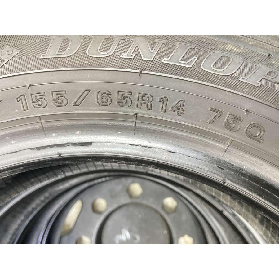 DUNLOP（ダンロップ） 中古タイヤ スタッドレスタイヤ 4本セット 155