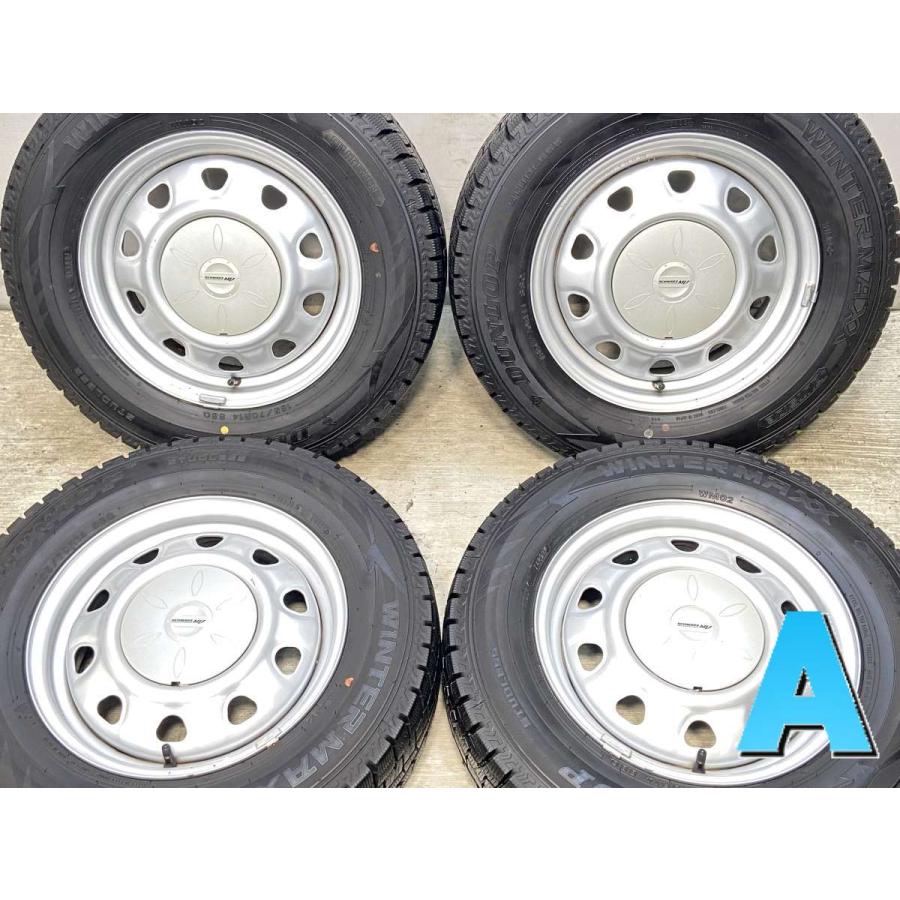 DUNLOP（ダンロップ） 中古タイヤ スタッドレスタイヤ ホイールセット 